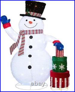 Member Mark PreLit 72inch PopUp Twinkling Snowman with Presents