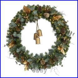 Member’s Mark 48 Pre-Lit Holiday Wreath with Bells FREE SHIPPING