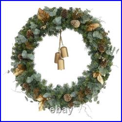 Member's Mark 48 Pre-Lit Holiday Wreath with Bells FREE SHIPPING Member's Mark 48 Pre-Lit Holiday Wreath with Bells FREE SHIPPING