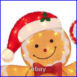 Member's Mark 4.5' Pre-Lit Twinkling Gingerbread Man