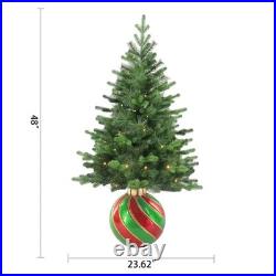 Member’s Mark 4 Ft Pre-Lit Topiary with Ornament Base HolidayDecor Free Shipping