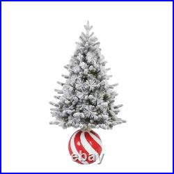 Member's Mark 4' Pre-Lit Topiary with Ornament Base