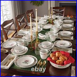 Member's Mark 53-Piece Porcelain Holiday Entertainer Set