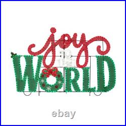 Member's Mark 5' Pre-Lit Joy to the World Sign