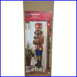 Member's Mark 6' Pre-Lit Grand Nutcracker with Music Box, Multicultural