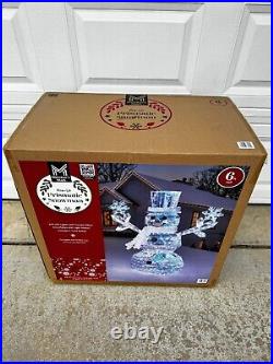 Member's Mark 6' Pre-Lit Prismatic Snowman Christmas BRAND NEW FAST SHIP