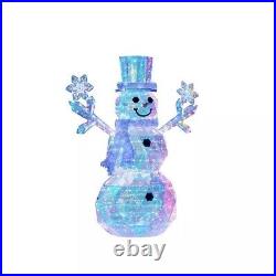 Member's Mark 6' Pre-Lit Prismatic Snowman Christmas BRAND NEW FAST SHIP