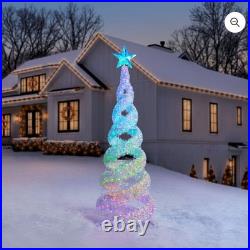 Member’s Mark 8′ Pre-Lit Iridescent Color-Changing Spiral Tree