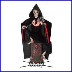 Member's Mark 9' Pre-Lit Animatronic Reaper Graveyard Violinist Halloween Decor Member's Mark 9' Pre-Lit Animatronic Reaper Graveyard Violinist Halloween Decor