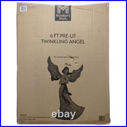Member’s Mark LED Pre-Lit Twinkling Mesh Angel, 6ft