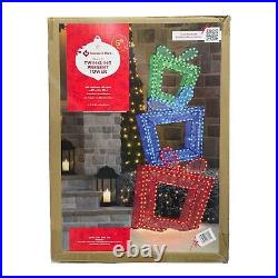 Member’s Mark Pre-Lit 5 Foot Indoor/Outdoor Twinkling Present Tower, Multicolor