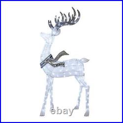 Member's Mark Pre-Lit Animated Iced Deer Family Outdoor Christmas Decoration 3PC