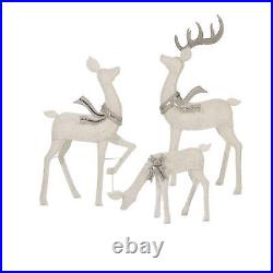 Member's Mark Pre-Lit Animated Iced Deer Family Outdoor Christmas Decoration 3PC
