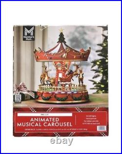 Member’s Mark Pre-Lit Animated Musical Carousel, 15, Hand-Painted