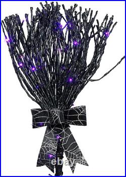 Member's Mark Pre-Lit Color Changing LED Broomstick, Set Of 3 New