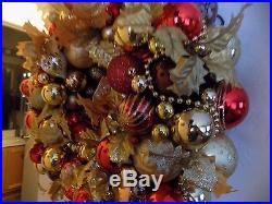 Merry Christmas Beautiful Handmade Ornament Wreath