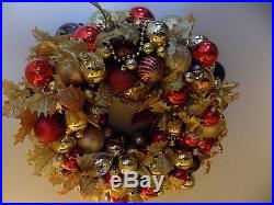 Merry Christmas Beautiful Handmade Ornament Wreath