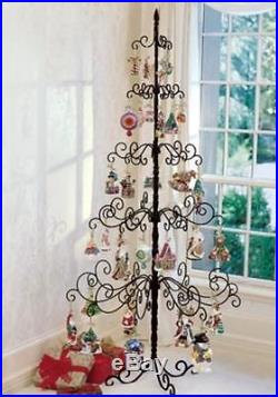 Metal Halloween Christmas Tree Holiday Ornament Photo Display Garden Iron Stand