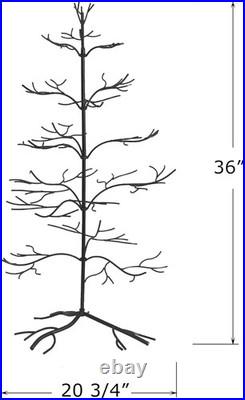 Metal Ornament Display Tree Gold Finish 36in Jewelry Jewelry Accessory Metal Ornament Display Tree Gold Finish 36in Jewelry Jewelry Accessory