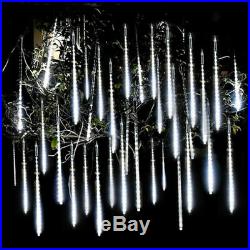 Meteor shower snow LED lights 50 cm 8 tube romantic lighting for garden holidays