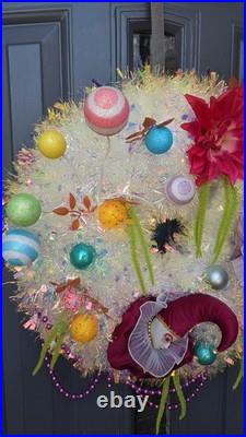 Mid-Century Harlequin Wreath