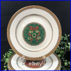 Mikasa 12 Twelve Days of Christmas Gold Accent Plates Full Set Display Only UPC