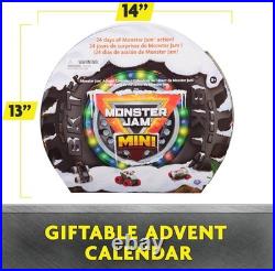 Mini Monster Trucks Advent Calendar, 24 Days of Surprises