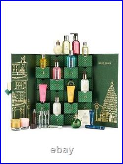 Molton Brown 24 Pc Advent Calendar Body Wash / Shower Gel, Candle, Lotion, Home