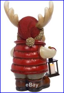 Moose LED Lantern Light Christmas Holiday Indoor Outdoor Decor Decoration Home