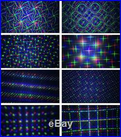 Motion 8 Patterns in 1 LEDMALL RGB Outdoor Garden Laser Christmas Lights