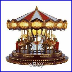 Mr Christmas 16 Christmas Marquee Large Deluxe Carousel Xmas Decorations kids