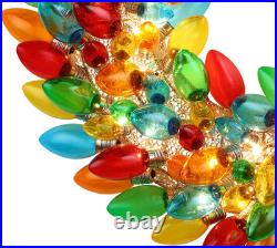 Mr. Christmas 17 Bulb Wreath Warm White Steady or Twinkle H347799 NEW Mr. Christmas 17 Bulb Wreath Warm White Steady or Twinkle H347799 NEW