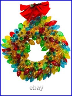 Mr. Christmas 17 Bulb Wreath Warm White Steady or Twinkle H347799 NEW Mr. Christmas 17 Bulb Wreath Warm White Steady or Twinkle H347799 NEW