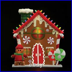 Mr. Christmas Blow Mold Gingerbread House Outdoor Decoration