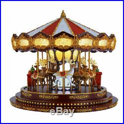Mr Christmas Carousel 15.8 Inch (40 cm) Christmas Marquee Grand Carousel NEW