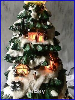 Mr Christmas Christmas Eve Express Musical Light Up Tree Village Train Animated