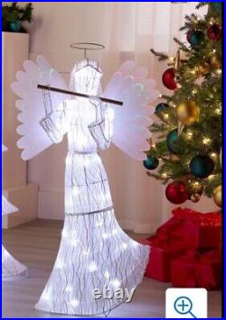 Mr Christmas Fiber Optic Animated Angel 6 Hr Timer In/Outdoor SEE VIDEO