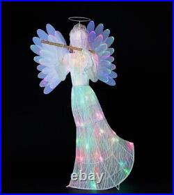 Mr Christmas Fiber Optic Animated Angel 6 Hr Timer In/Outdoor SEE VIDEO
