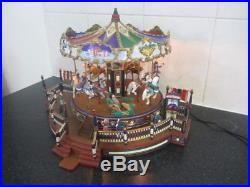 Mr Christmas Holiday Around The Carousel Musical Merry Go Round
