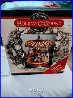 Mr. Christmas Holiday Go Round Horse Carousel 50 Songs Animated 1996 Target