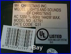 Mr Christmas Lights and Sounds of Christmas Indoor Outdoor Model # 67791 NEW