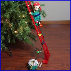 Mr. Christmas Mr Christmas Animated and Musical Climbing Elf with Light Strand