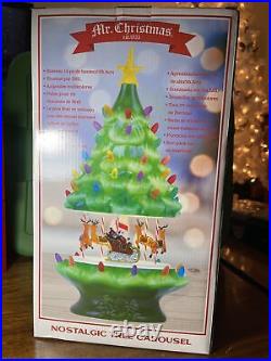 Mr. Christmas Nostalgic Tree Carousel Christmas Decoration, Multi