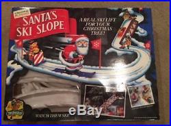 Mr. Christmas Santa's Christmas Tree Ski Slope Tested and Works! Free Ship