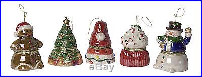 Mr. Christmas Set of 5 Music Box Ornaments