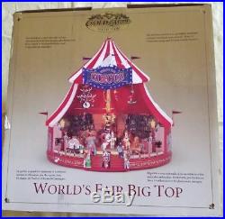 Mr. Christmas World's Fair Big Top Lights Sound Motion 50 Tune Musical Mib