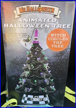 Mr Halloween Animated Halloween Tree. Witch Circles. 18. LED. BRAND NEW