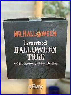 Mr. Halloween Lighted Black Ceramic Tree 14 SOLD OUT