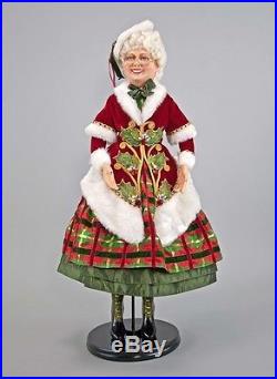 Mr & Mrs Santa Dolls Christmas 30 Katherines Collection 28-728465 & 28-728466