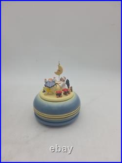 Music Box Small Good Night Blue 15 cm Erzgebirge